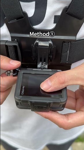 【Tutorial】How to use a chest mount strap? #actioncamera