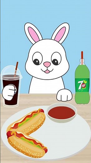 🌭 ASMR Hotdog Mukbang 🤤 Eating & Drinking Sounds! #shorts #hotdog #azdanimation