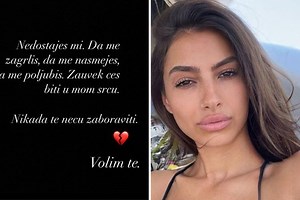 Gledam u nebo i znam da me vidiš. Tuga za tobom je velika: Potresne reči misice kojoj je ubijen dečko na Pagu
