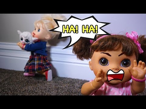 BABY ALIVE Pumpkin, Emily, Ruby Snow and Audrey Learn How To Share Toys!