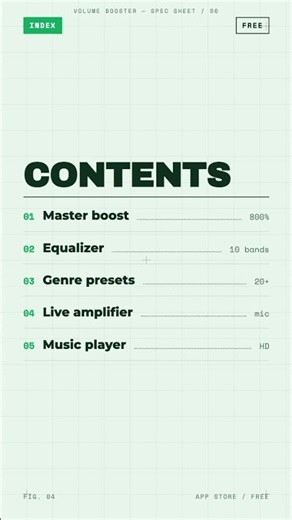 Everything Inside Volume Booster: Bass & EQ 📋