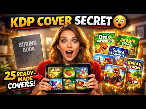 KDP Cover Secret 2026 🔥 Create Children’s Book Covers That SELL (No Design Skills!)