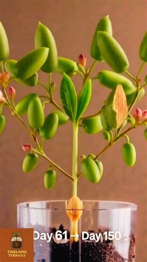 From Almond Seed to Tree 🌰🌱 | Amazing Almond Growth Timelapse #Shorts