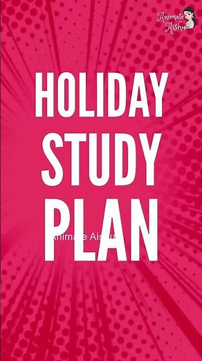 Study Tips #15 | Holiday Study Plan📝 | Study Plan💪💯🔥 #holiday #studyplan