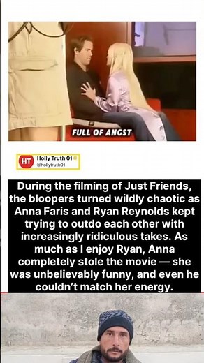 During the filming of Just Friends, the bloopers turned wildly chaotic as Anna Faris and Ryan Reynol