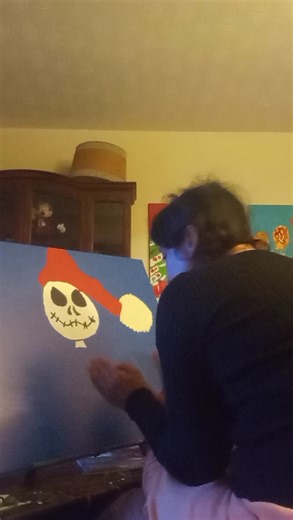 Trying to finish painting jack skeleton 🦴🦴🦴 | Elvira Jones