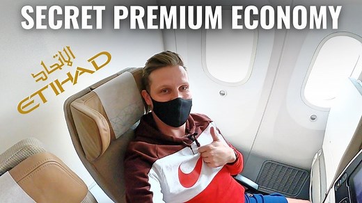 ETIHAD'S Secret Premium Economy Class #etihad #flightreview | Josh Cahill