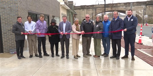 South Bend celebrates completion of Mishawaka Avenue streetscape project