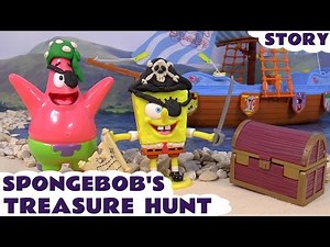 Spongebob Pirate Ship Treasure Hunt Toy Story