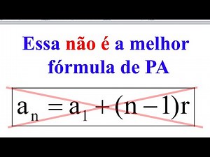 This is not the best formula for arithmetic progression.