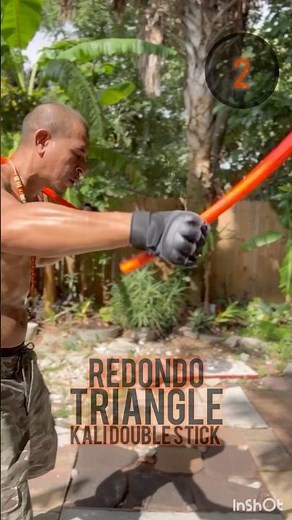 Triangle Strike Pattern Pt. 2 | Redonda Basic Kali Double Stick | Filipino Martial Arts Technique