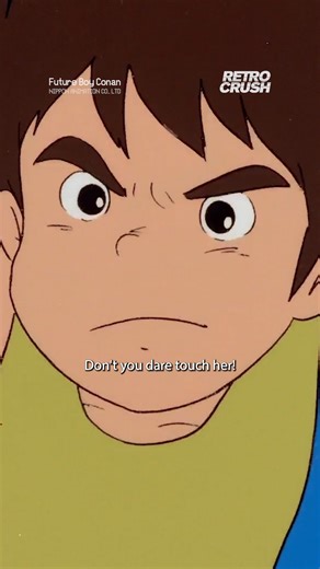Conan doesn't PLAY about Lana! Miyazaki’s debut anime FUTURE BOY CONAN is streaming for the first time in the US exclusively on RetroCrush! #AniMAY #RetroAnime #ClassicAnime #Miyazaki #HayaoMiyazaki #StudioGhibli | RetroCrush