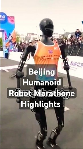 Beijing World's First Humanoid Robot Half-marathon Highlights
