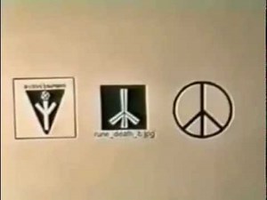 Not Peace sign, but Cross upside-down is Symbol of Death Throne