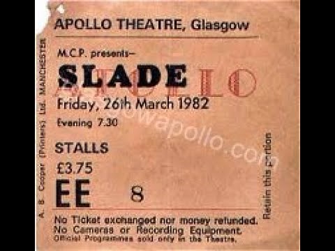 SLADE Live At The Glasgow Apollo (1982)
