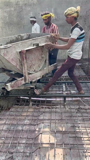 Slab casting rcc slab #slabcasting #rcc #civil #engineering #site