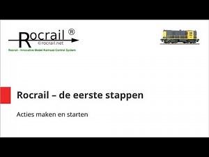Rocrail deel 18: Acties maken en starten