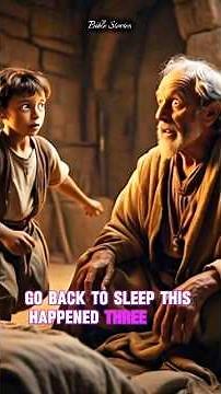 The call of Samuel. #GodIsCalling #SamuelStory #BibleStories #Faith