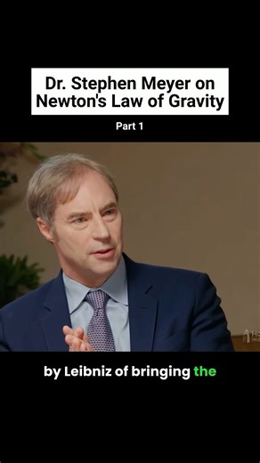 In this Uncommon Knowledge snippet from @hooverinstitution Peter Robison interviews Dr. Stephen Meyer, Dr. David Berlinski and Dr. James Orr, and Dr. Meyer explains Newton’s law of gravity and and the nuances of its implications. Check out the full video on the YouTube channel from @hooverinstitution or see link@in our bio. . . . . . . . . . #intelligentdesign #historyofscience #scienceandfaith #historystudent #philosophystudent | Center for Science & Culture