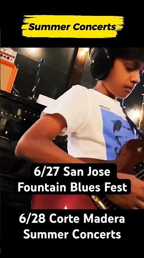 🎶See The Turnarounds Live | 6/27 SJ Fountain Blues Fest | 6/28 Corte Madera Summer Concerts