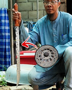 7.9M views · 23K reactions | Sword from motor cycle brake disc rotor | METAL WORKS | Facebook