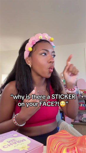 POV: Someone asks why there’s a “sticker” on your face… 😂✨ @CharmMe #PimplePatch #CharmMe #SkincareTok #BeautyTok #AcneCare