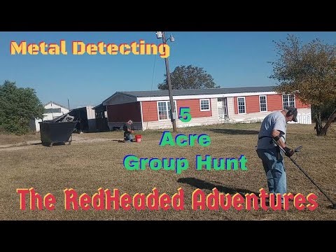 Metal Detecting - Group Hunt on 5 Acres Lots of Finds