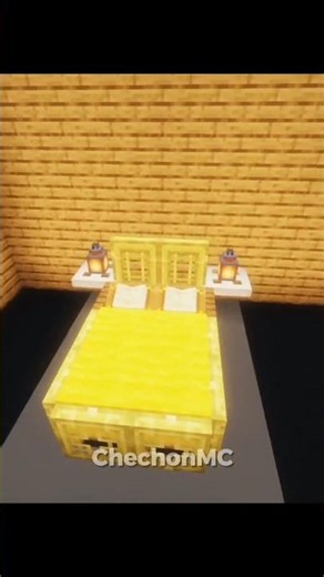 ⛏️ CAMA MODERNA EN MINECRAFT🤩 #minecraft #viralshort #minecraftshorts #tutorial