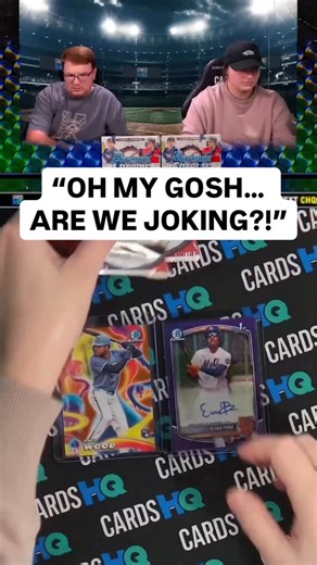 7.5K views · 14 reactions | Haley pulled a Ken Griffey Jr. Garbage Pail Kids card out of 2025 Bowman Chrome Baseball… and her reaction says it all 勞 | Cards HQ | Facebook