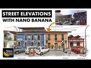Street Elevations with Nano Banana Pro | Step-by-Step with PROMPTS 🔥