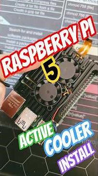 Raspberry Pi 5 Active Cooler Installation #raspberrypi