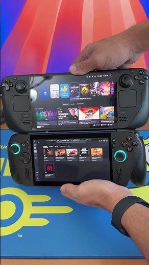 ROG Xbox Ally X vs Steam Deck OLED Design & Build Comparison #shorts