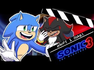 The Sonic and Shadow Interview | SONIC MOVIE 3 1ST ANNIVERSARY ANIMATIC
