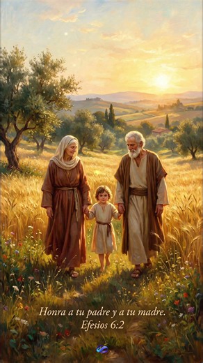 👵❤️ Feliz Día de los Abuelos | Honra a tu padre y a tu madre 🙏 #biblia #fe #paz #esperanza