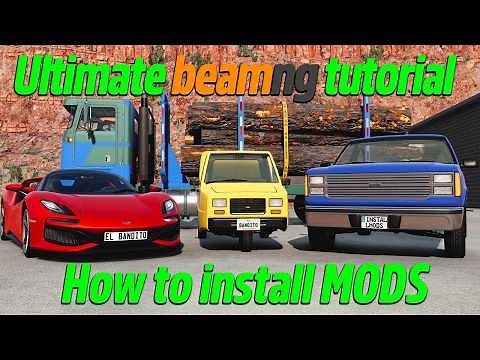 🚀How to install MODS in BeamNG.drive 🔧 - Easy Mod Setup!