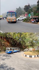 LOVEABLE TRUCK or BUS perfect turn on sharp turn Who wins your heart #trending