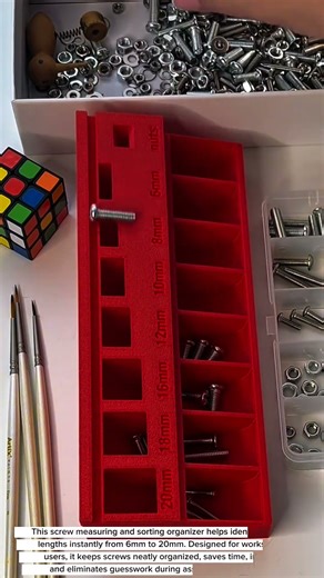 This Genius Screw Measuring Tool Will Change Your Workshop Forever | Must-Have Organizer
