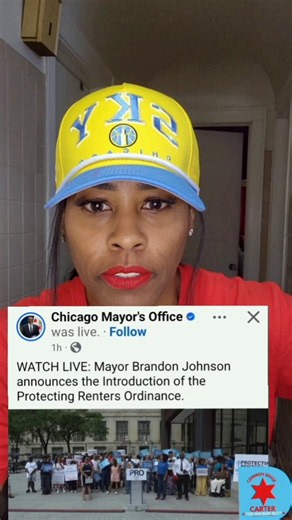 Please listen, and share.Mayor Brandon Johnson held a press conference to announce what he calls the Protecting Renters Ordinance.But we're not playing these games anymore.Chicago taxpayers know the city paid 9,000 dollars a month to house illegal aliens, while many Chicago citizens were pushed out of apartment buildings because landlords could receive higher payments. We also know proposals were made to protect those illegal aliens from eviction, even as many Chicago citizens continued to strug