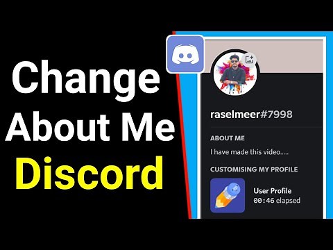 How To Change Your About Me on Discord - 2021 (NEW!) | How To Write About Me in Discord