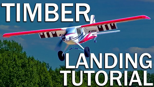 Learn How to Land High Wing RC Planes – E-flite Turbo Timber Landing Tutorial