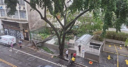 Temporal derruba árvores, deixa 900 mil sem luz e provoca enchentes em SP; rajadas passam dos 90 km/h