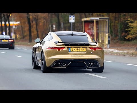 Jaguar F-Type SVR - LOUD Accelerations & Crackles !
