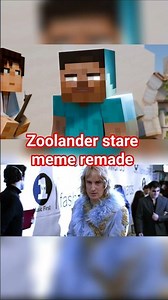 Zoolander staring meme but it's Minecraft #Minecraft #minecraftmemes #zoolander #meme #animation