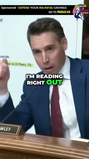 🔥Hawley HOT SHOTS🔥Congressional Senate Hearings · Breaking News