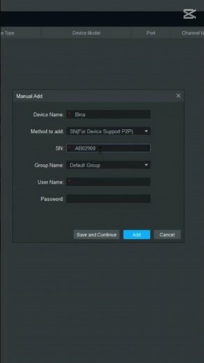 Smart pss seri numarası ile cihaz ekleme | Dahua XVR