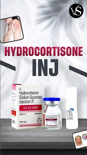 Hydrocortisone Injection (INJ) Uses, Dose & Route | Nursing Pharmacology #shorts