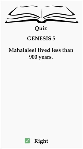 👴🏽Long Life! Mahalaleel's 895 Years! ⏳ #Genesis5
