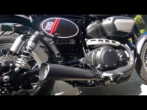 VANCE & HINES PERFORMANCE Slip-on EXHAUST YAMAHA SCR950 / BOLT / STAR - SHORT VERSION VIDEO