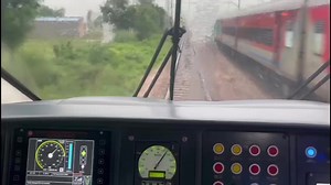 59K views · 1K reactions | In a historic first for Indian Railway, the first Kavach equipped Vande Bharat train was operated commercially in Bhuteshwar - Palwal Section of Agra division. The indigenously developed Kavach system for Automatic Train Protection places India in an elite club of countries having indigenous Automatic Train Protection System for high speed trains. | Rajendra B. Aklekar | Facebook