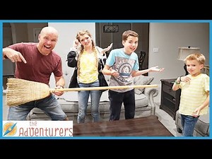 Family Fun Broom Party Game / That YouTub3 Family I The Adventurers
